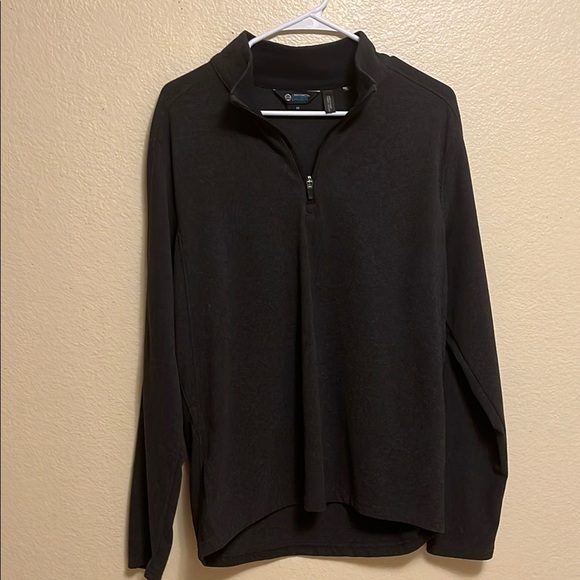 Mondetta Gray Zip Up Sweater with Stand-Up Collar - Picture 1 of 3